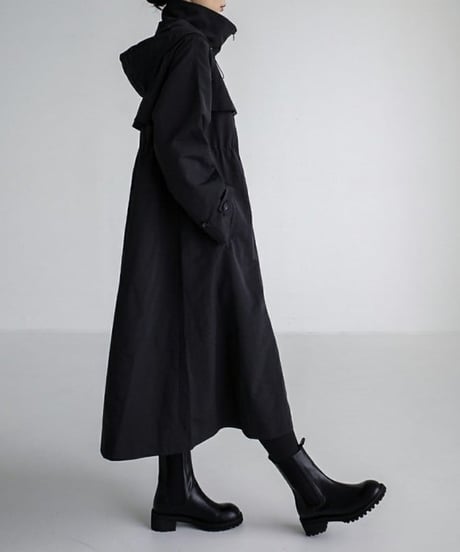 oversized a-line coat　hm1837