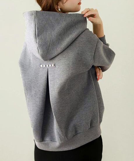 back pearl hoodie / 5color　hm2683