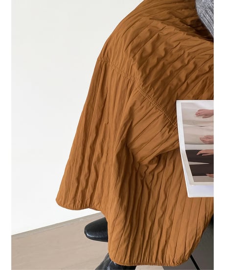 wrinkled tiered skirt / 4color　hm2716