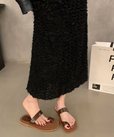 minimal design sandal / 3color　hm1534