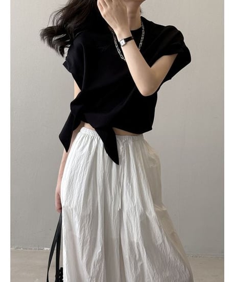 tie-drape tee / 3color　hm2222