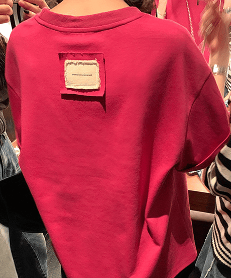 《即納》back tag t-shirt / 4color　hm1522