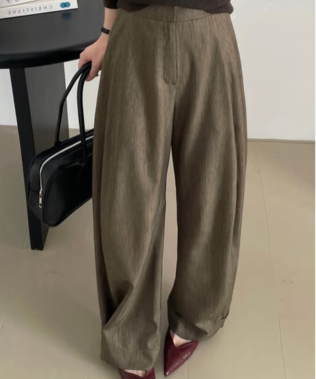 adjustable wide pants / 2color　hm1712