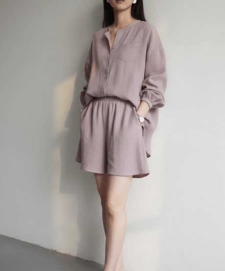 linen shorts / tops　hm2875