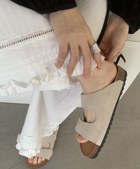 double belt sandal / 5color　hm2267