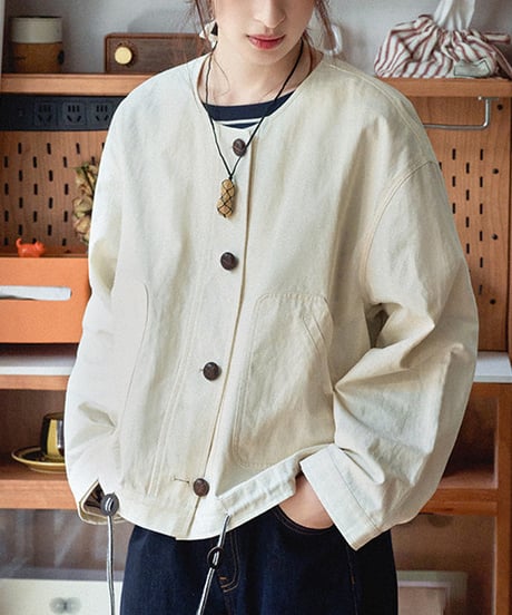 short windbreaker  / 2color　hm2555