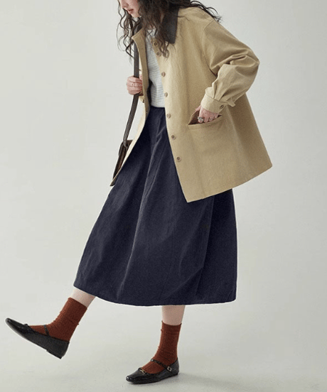 a-line long skirt / 3color　hm2575