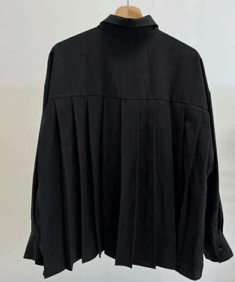 pleats back blouse / 2color　hm2823