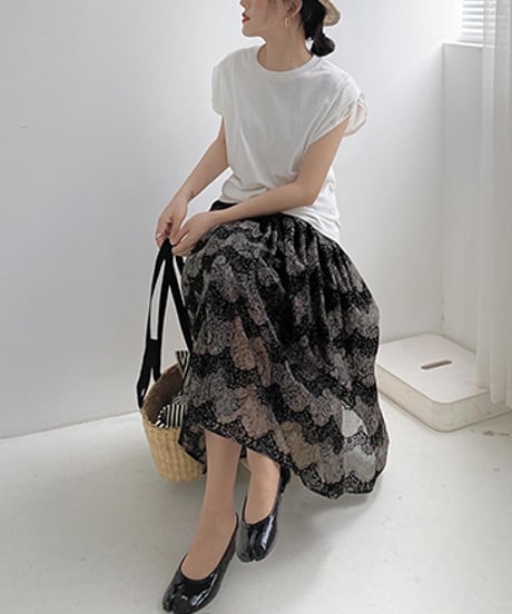 french sleeve t-shirt　hm1468