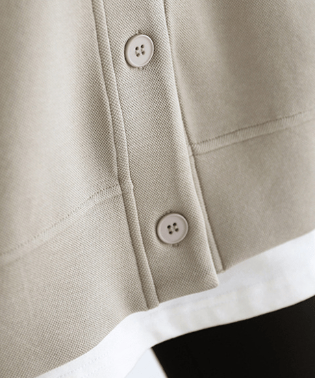 oversized v-neck cardigan / 2color　hm2604