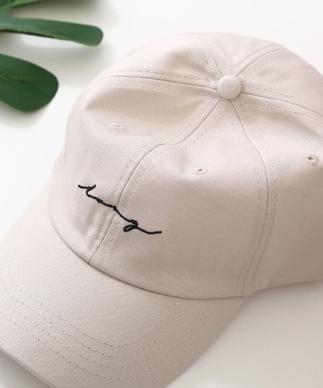 embroidered cap / 4color　hm2134