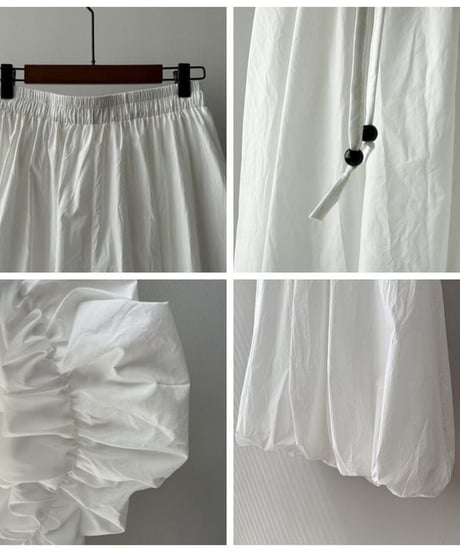 drawst baloon skirt / 3color　hm2265