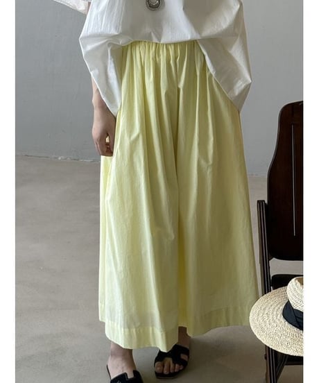 airy gather skirt / 2color　hm2297