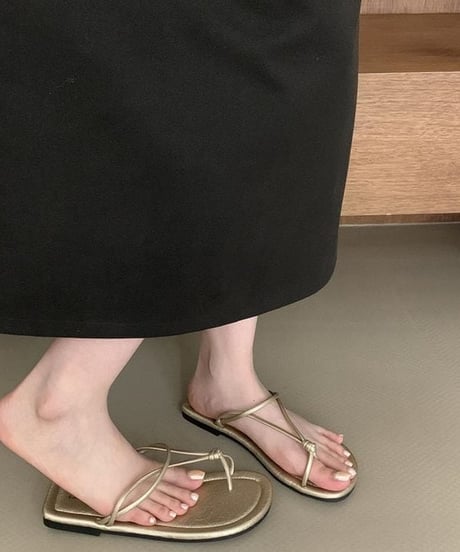 square sole sandal / 5color　hm2261
