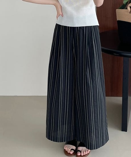 stripe relax pants / 2color　hm2370