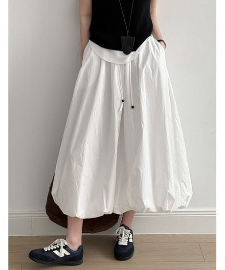 drawst baloon skirt / 3color　hm2265
