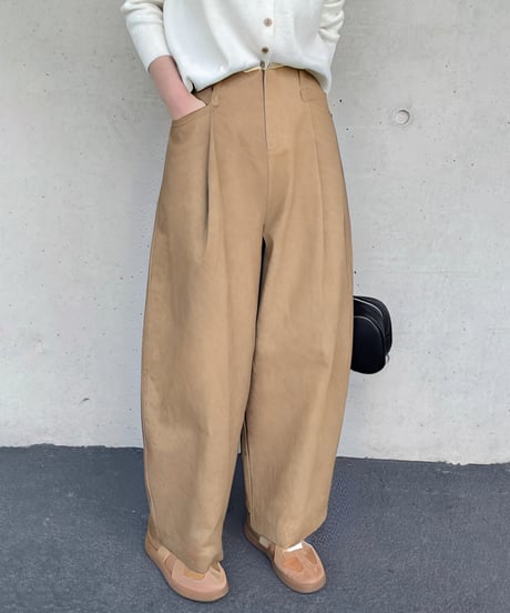 vintage tuck pants / 2color　hm1869