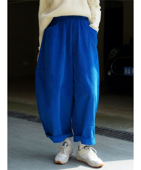corduroy balloon pants / 3color　hm2736