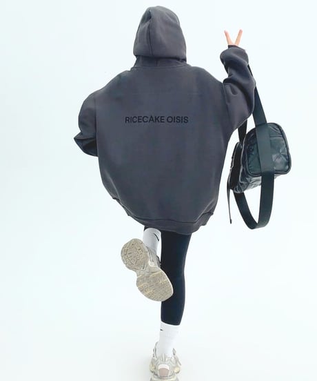 logo sweat hoodie / 2color　hm1985