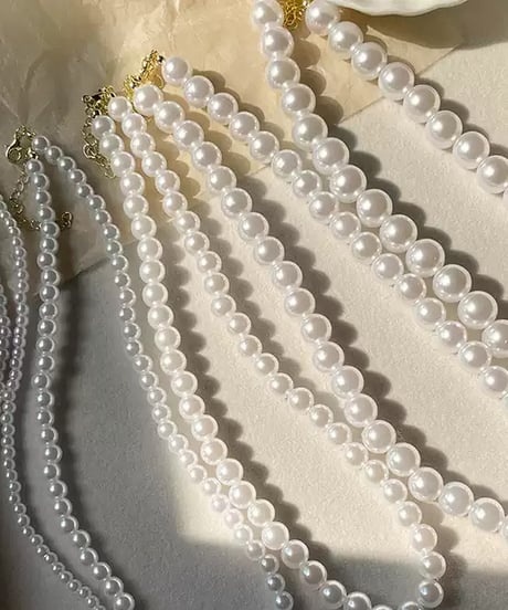 elegant pearl necklace　hm2121