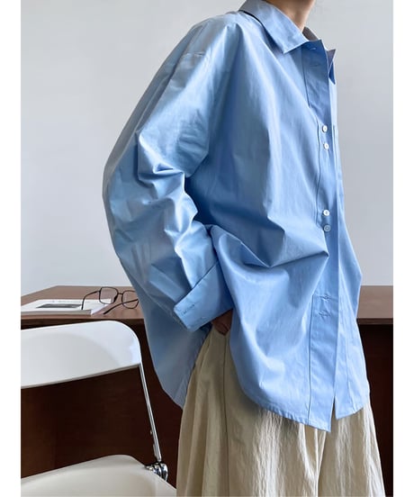 double button shirt / 2color　hm2053
