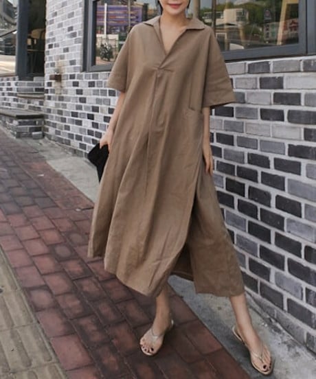 linen skipper op / 4color　hm1483