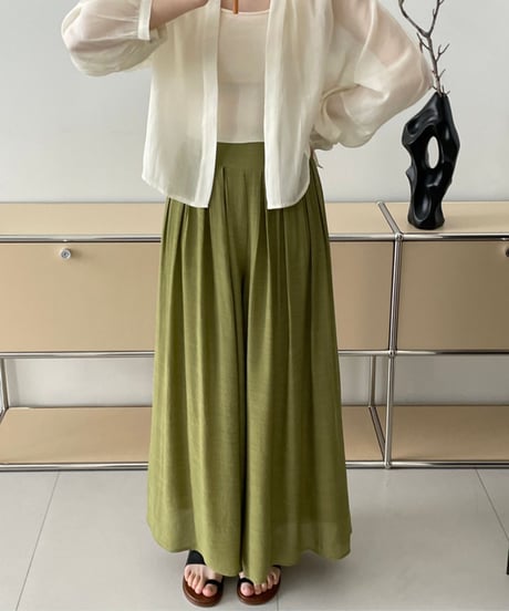 elegant wide pants / 3color 　hm1635