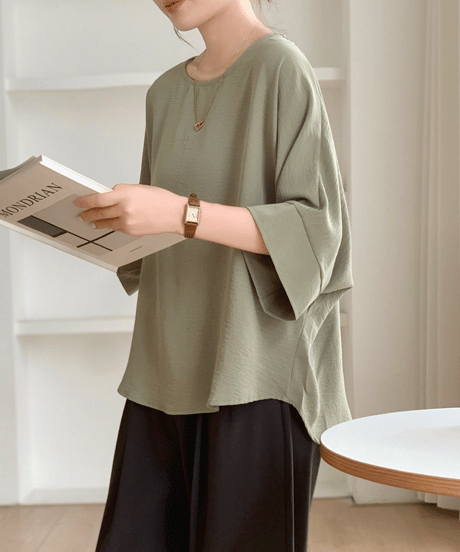 dolman sleeve blouse / 5color　hm2975