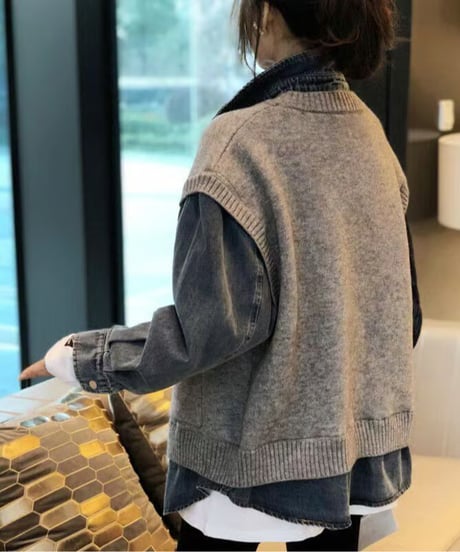 denim docking jacket / 2color　hm2644