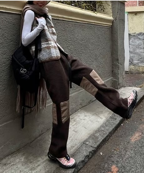 casual fleece pants / 2color　hm1752