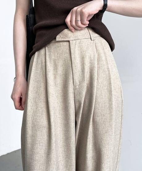 relaxed wide pants / 3color　hm2069