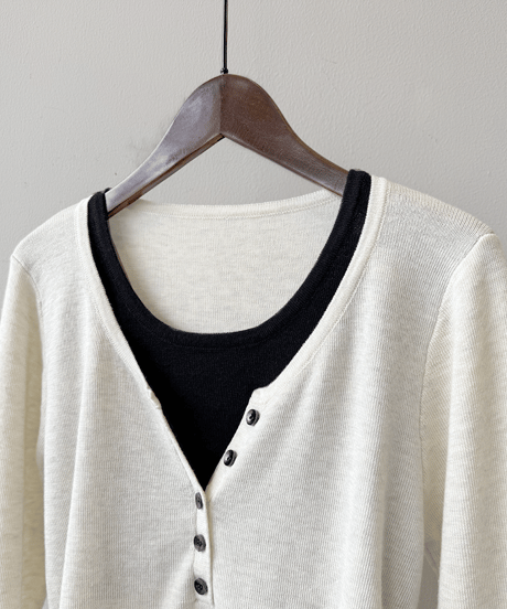 layered style knit / 3color　hm2767