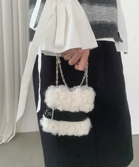 fur mini bag / 2color　hm2758