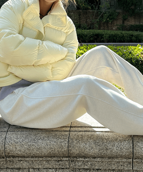 fleece thickened pants / 2color　hm1064