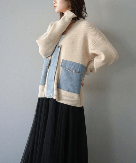 knit top & skirt set-up / 3color　hm2749
