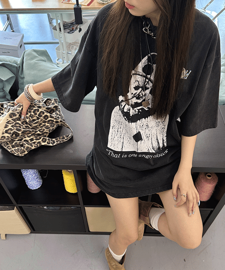 oversized clown tee　hm2359