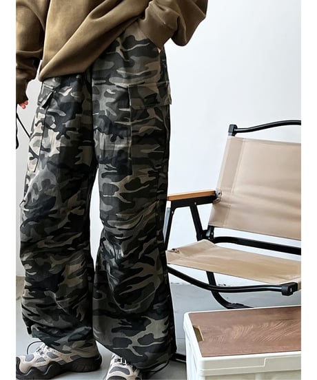 camouflage cargo pants　hm2077