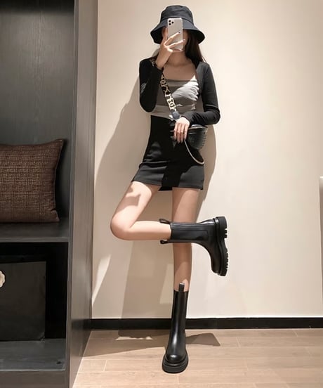 side gore boots　hm1714