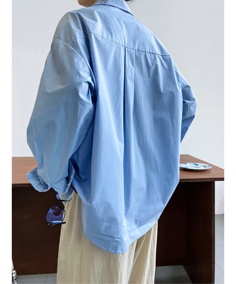 double button shirt / 2color　hm2053