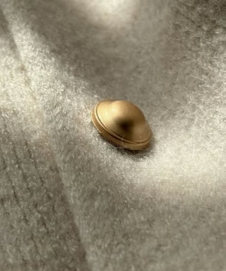gold button knit vest / 6color　hm1835