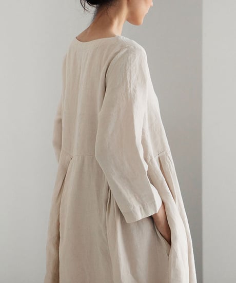 natural cotton op / 4color　hm1481