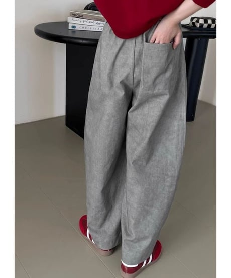 vintage tuck pants / 2color　hm1869