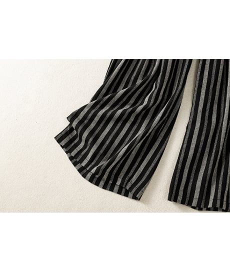 flowy stripe palazzo　hm2224