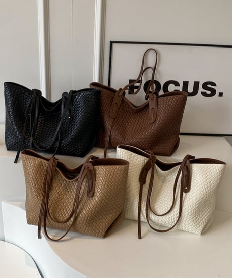 woven shoulder bag / 4color　hm2818