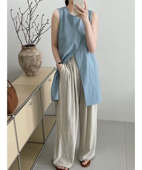 asymmetric tunic top / 3color　hm2333