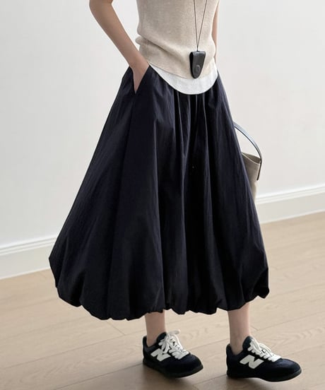 drawst baloon skirt / 3color　hm2265