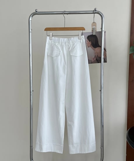 tuck wide pants / 2color　hm1602