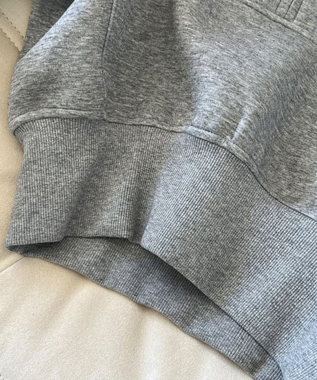 sweatshirt half zip pullover / 3color　hm1705