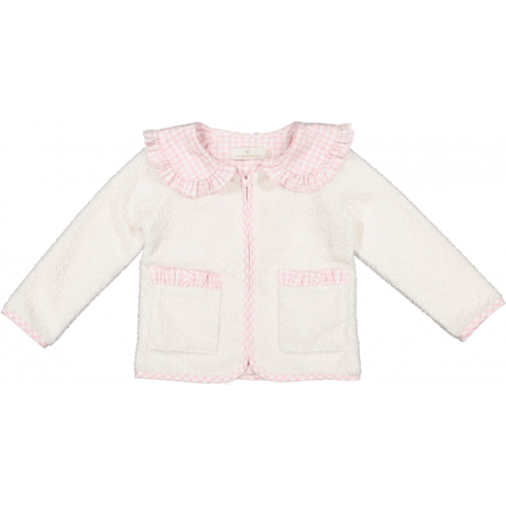 【Sal&Pimenta】 Gingham Fleece Pink