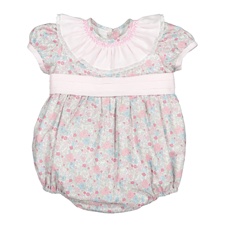 Sal&Pimenta】Bouquet Smocked Collar Romper | Ti